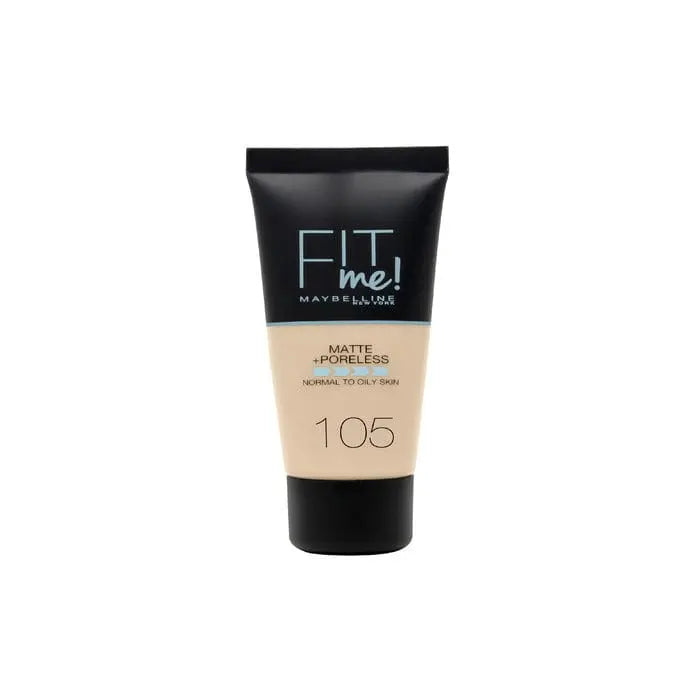 Jag Couture London - New York Maybelline Fit Me Matte & Poreless Foundation 105 Natural Ivory