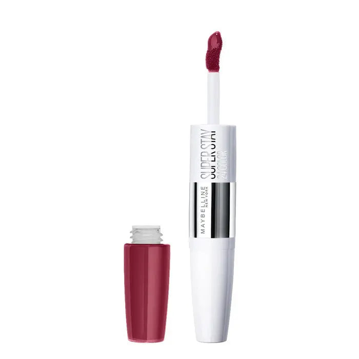 Maybelline Superstay 24 2-Step Liquid Lispstick Makeup 195 Raspberry Jag Couture London - New York
