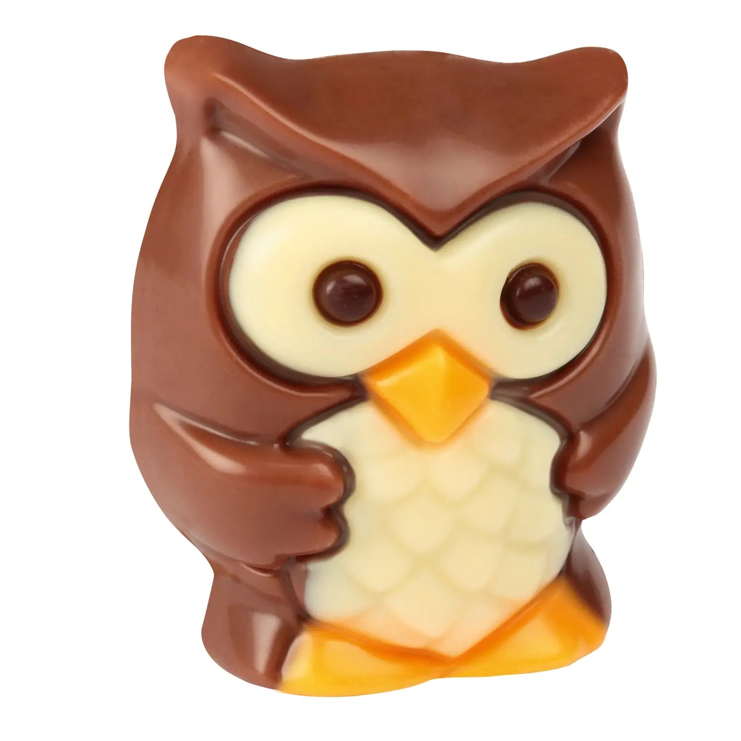 Milk chocolate owl with hazelnut praline filling 13g Jag Couture London - New York