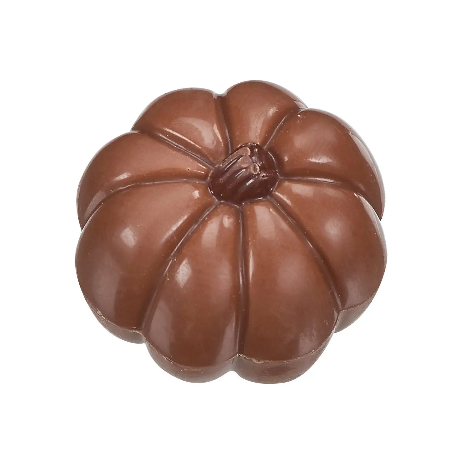 Milk chocolate pumpkin with caramel & hazelnut praline filling 13g Jag Couture London - New York