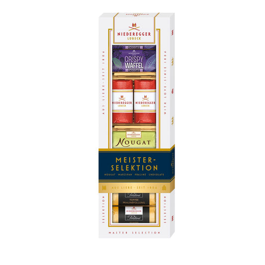 Master Selection of bite sized marzipan, praline and chocolate creations