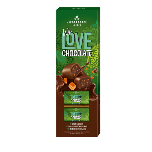 We Love Chocolate milk chocolate toffee crunch mini loaves in gift box