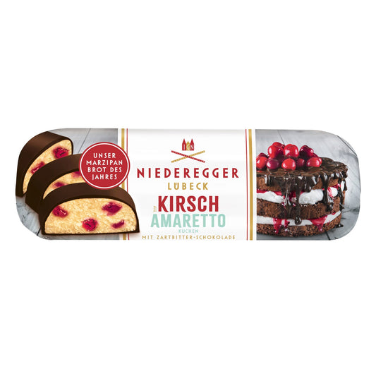 Loaf of the year - Kirsch amaretto cake flavoured dark chocolate covered marzipan loaf