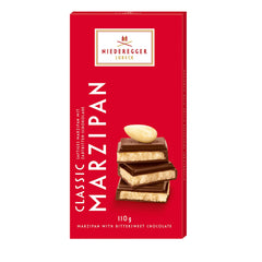 Classic dark chocolate covered marzipan bar
