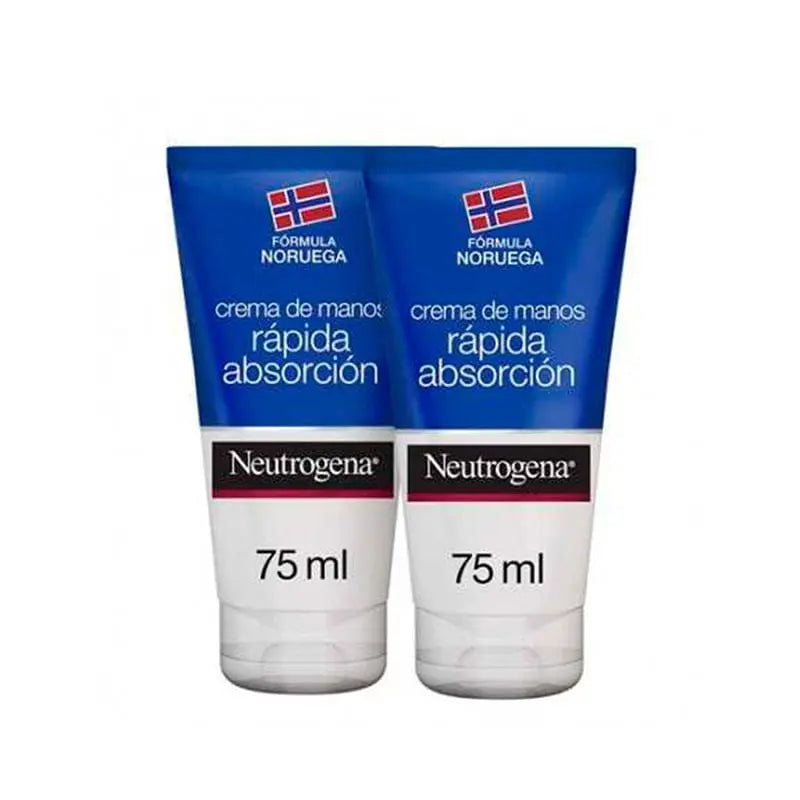 Jag Couture London - New York Neutrogena Double Hand Cream Fast Absorption 2x75ml
