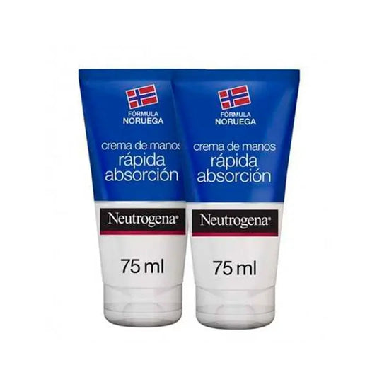 Jag Couture London - New York Neutrogena Double Hand Cream Fast Absorption 2x75ml