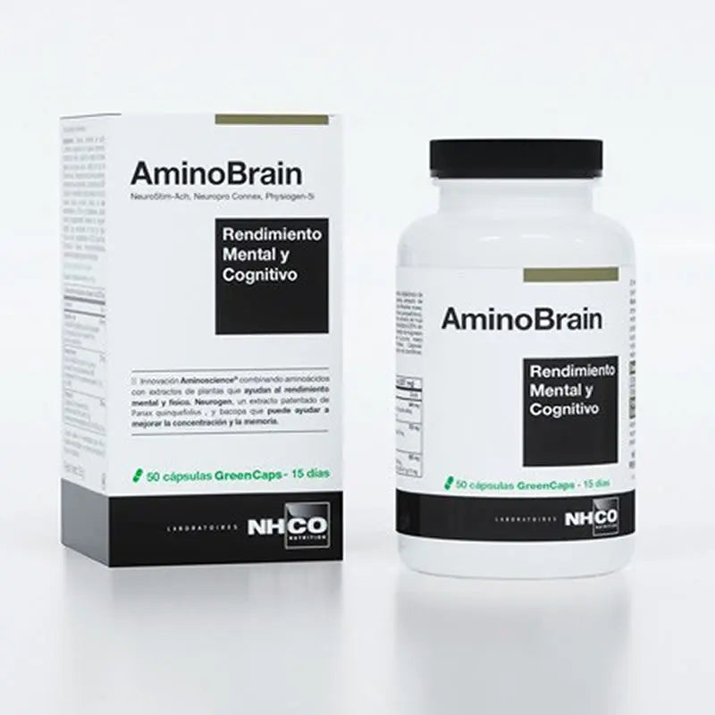 Nhco-AminoBrain - Mental And Cognitive Performance - 50 Capsules Jag Couture London - New York