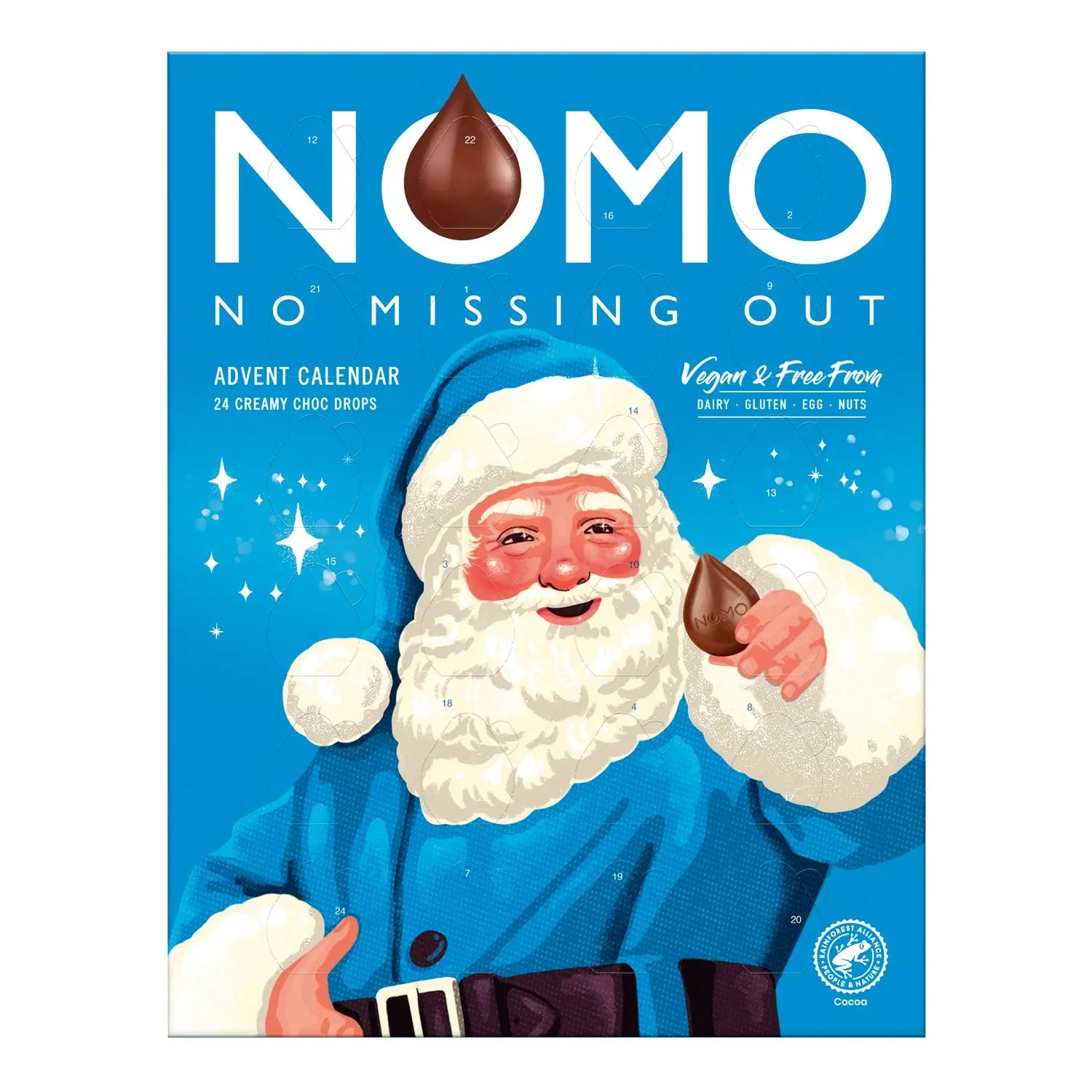 Nomo advent containing 24 creamy chocolate drops Jag Couture London - New York