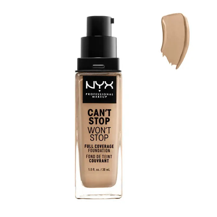 Nyx Can´t Stop Won´t Stop Full Coverage Foundation Buff 30ml Jag Couture London - New York