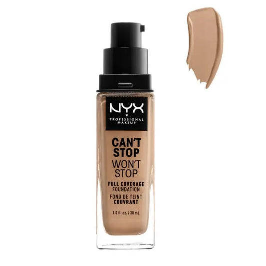 Jag Couture London - New York Nyx Can´t Stop Won´t Stop Full Coverage Foundation Classic Tan 30ml