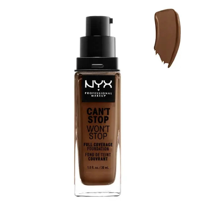 Jag Couture London - New York Nyx Can´t Stop Won´t Stop Full Coverage Foundation Cocoa 30ml