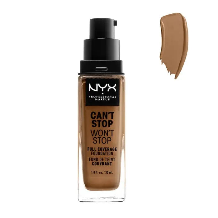 Jag Couture London - New York Nyx Can´t Stop Won´t Stop Full Coverage Foundation Nutmeg 30ml