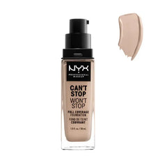 Nyx Can´t Stop Won´t Stop Full Coverage Foundation Porcelain 30ml Jag Couture London - New York