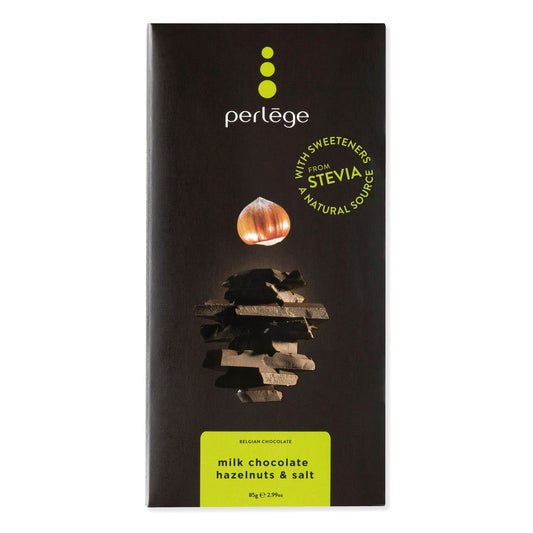 Milk chocolate tablet with hazelnut & salt