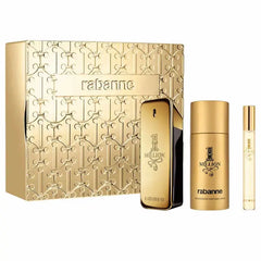 Paco Rabanne 1 Million Eau De Toilette Spray 100ml Set 3 Pieces Jag Couture London - New York