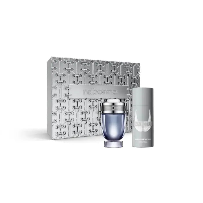 Paco Rabanne Invictus Eau De Toilette Spray 100ml Set 2 Pieces Jag Couture London - New York