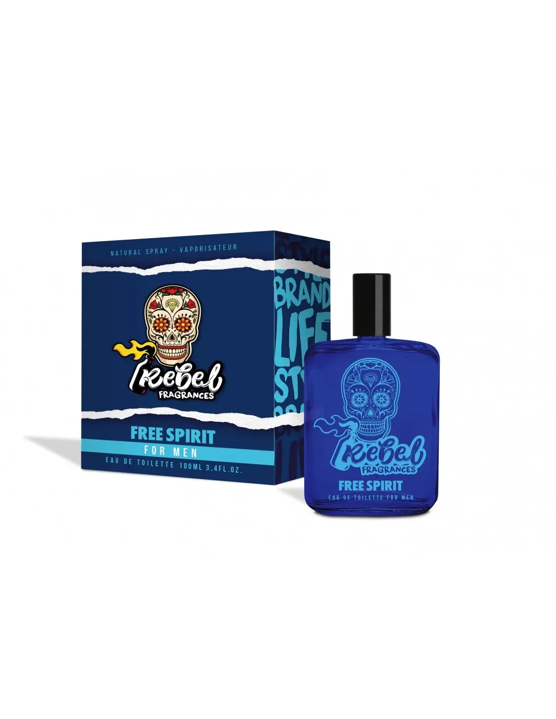 Rebel Edt 100ml Man Free Spirit Jag Couture London - New York