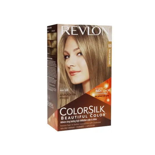 Revlon Colorsilk Ammonia Free 60 Dark Ash Blonde Jag Couture London - New York
