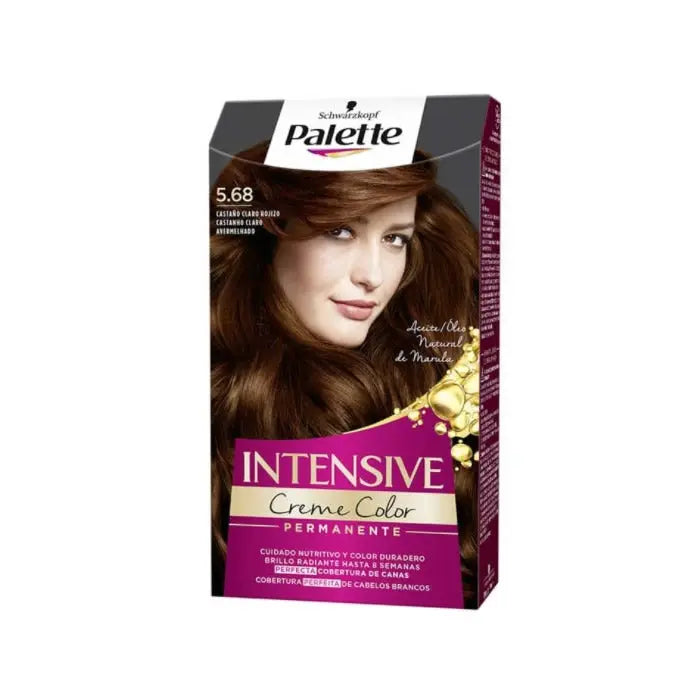 Schwarzkopf Palette Intensive Creme Color Tint 5.68 Light Reddish Brown Jag Couture London - New York