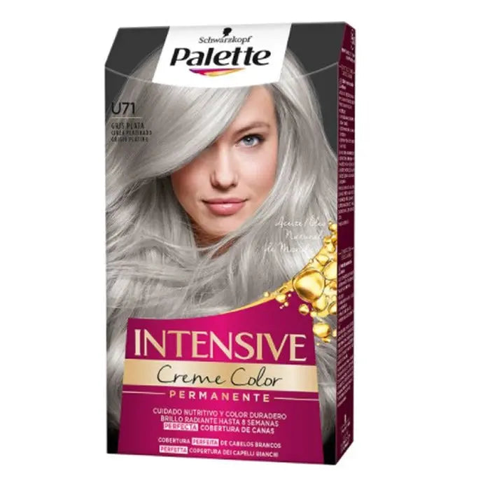 Schwarzkopf Palette Intensive Creme Color Tint U71 Grey Silver Jag Couture London - New York