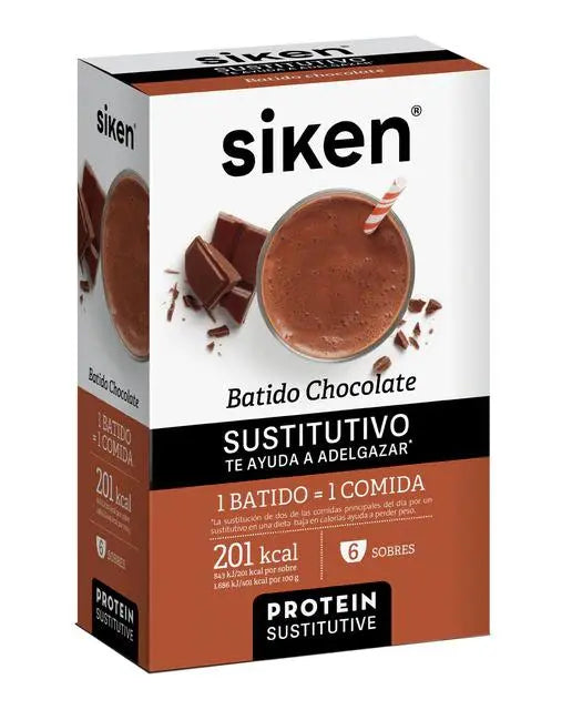 Siken Batido Chocolate 6 Sobres Jag Couture London - New York