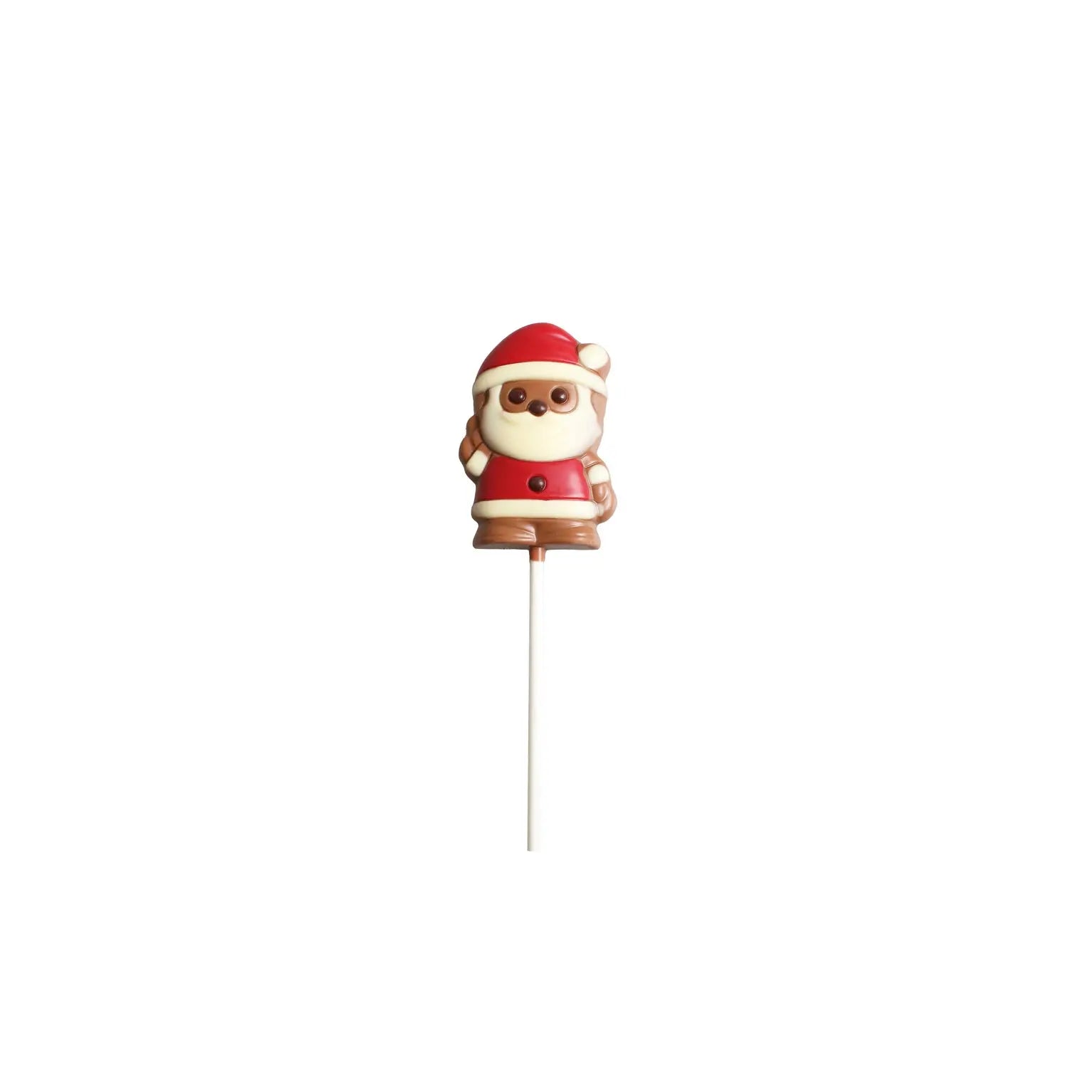 Jag Couture London - New York Solid decorated milk chocolate Santa lolly