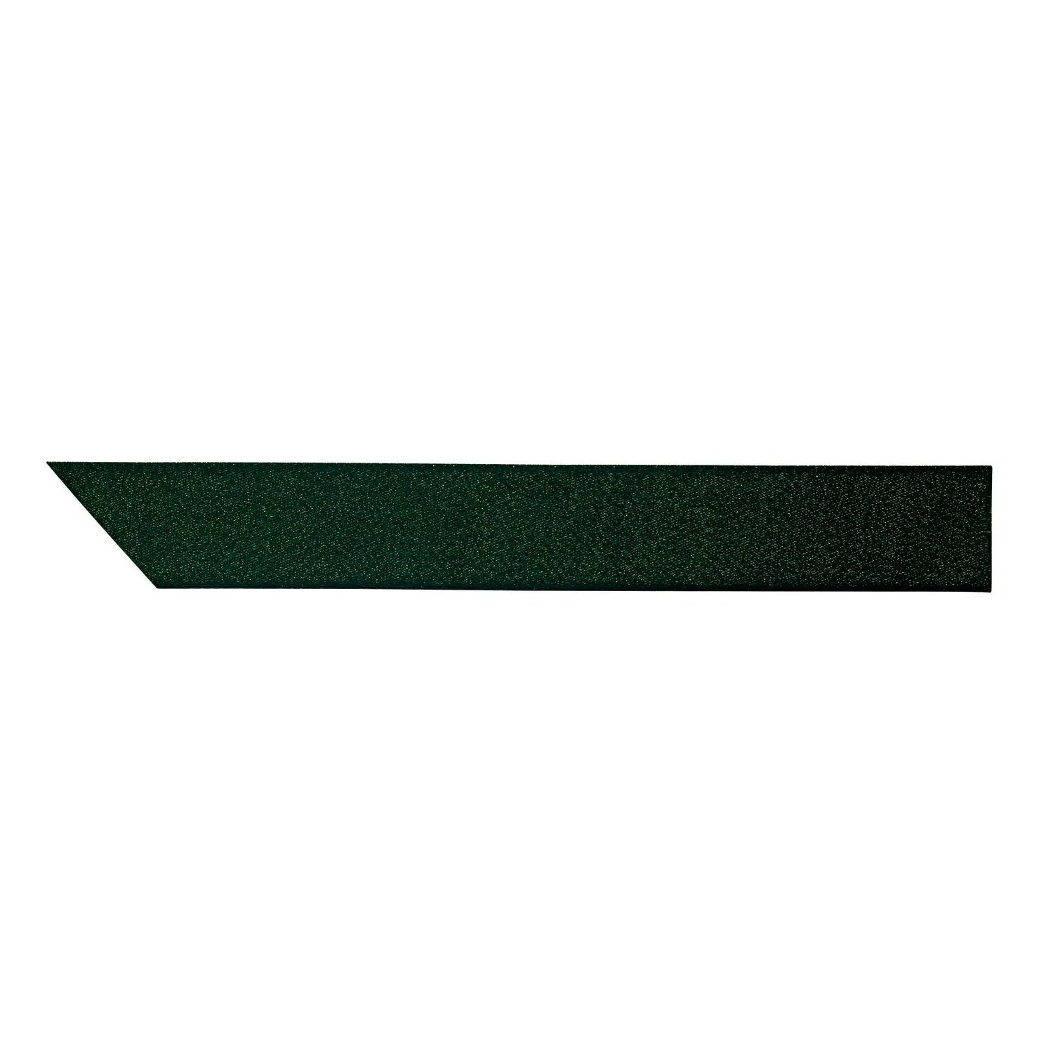 Jag Couture London - New York Spruce green polyester metallic satin ribbon with gold glitter