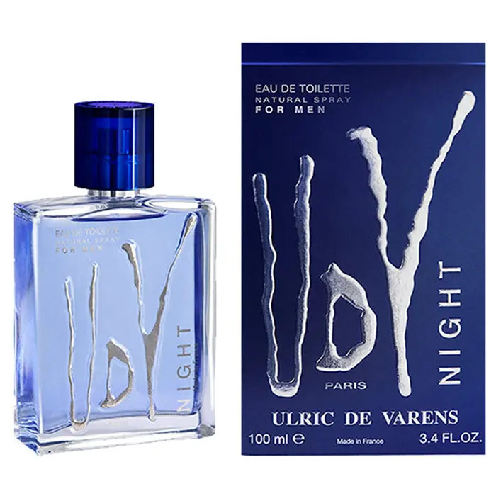 Ulric De Varens Night For Men Eau De Toilette Spray 100ml Jag Couture London - New York