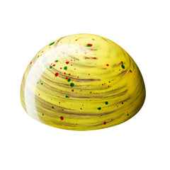 Picasso rhubarb & jelly - rhubarb jelly and custard cream in dark chocolate