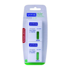 Jag Couture London - New York Vitis Dental Tape With Fluoride and Mint 2x50m