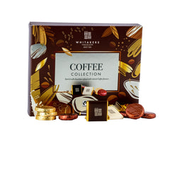 Whitakers dark and milk chocolate coffee assortment in carton
