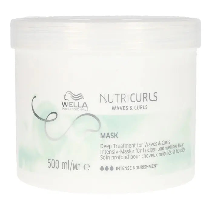 Wella Nutricurls Mask Anti Frizz Mask 500ml Jag Couture London - New York