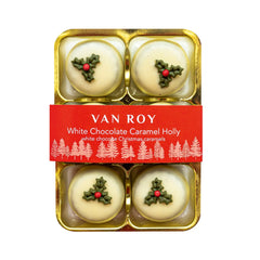 White chocolate Christmas caramels in cello pack Jag Couture London - New York