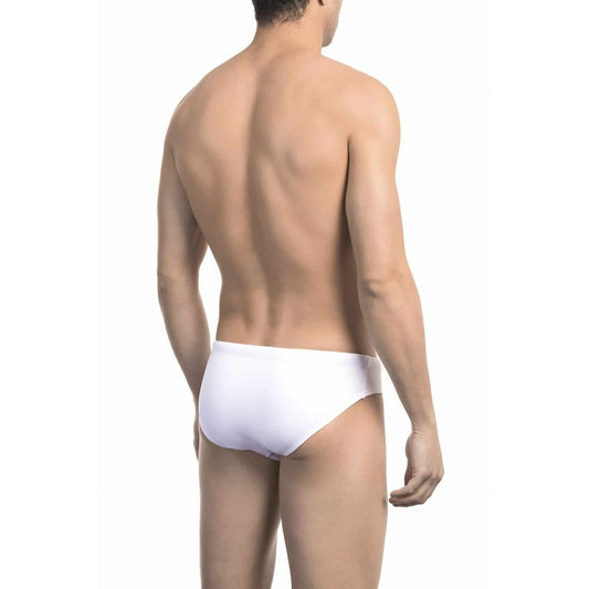 Bikkembergs Beachwear BKK1MSP02_WHITE&BLACK