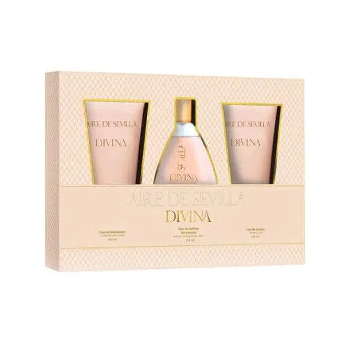 Jag Couture London - New York Aire De Sevilla Divina Eau De Toilette For Woman Spray 150ml Set 3 Pieces