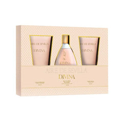 Jag Couture London - New York Aire De Sevilla Divina Eau De Toilette For Woman Spray 150ml Set 3 Pieces
