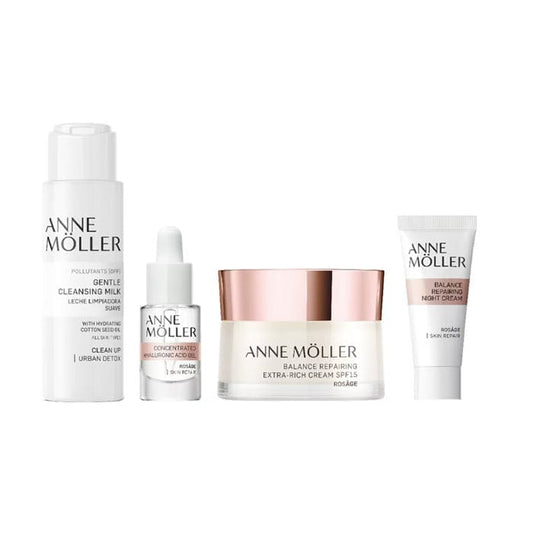 Jag Couture London - New York Anne Möller Balance Repairing Extra Rich Cream Spf15 50ml Set 4 Pieces
