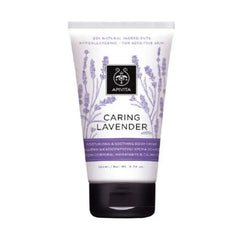 Jag Couture London - New York Apivita Caring Lavender Moisturizing & Soothing Body Cream Hypoallergenic 150ml