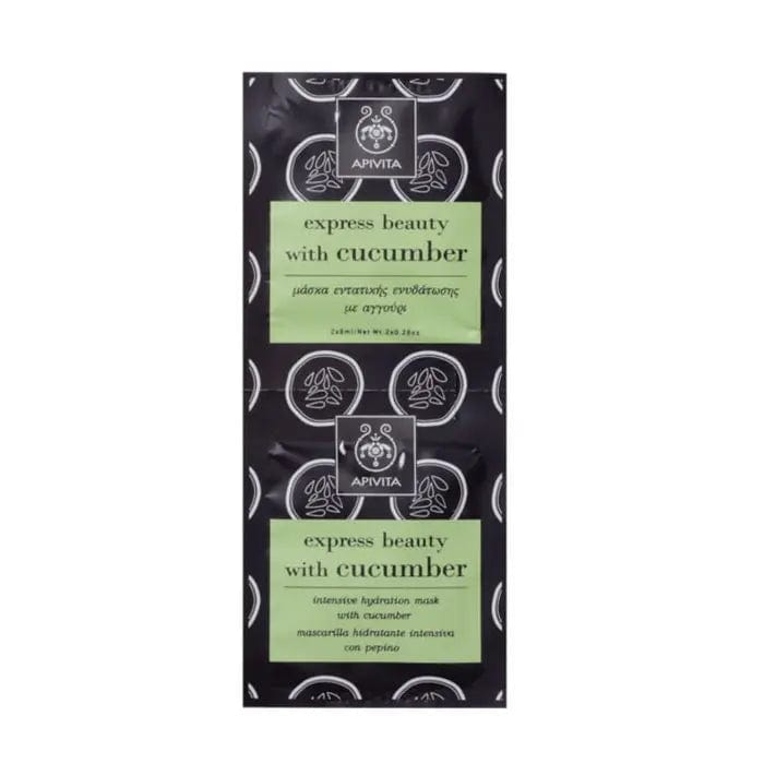 Jag Couture London - New York Apivita Intensive Hydration Mask With Cucumber 2x8ml