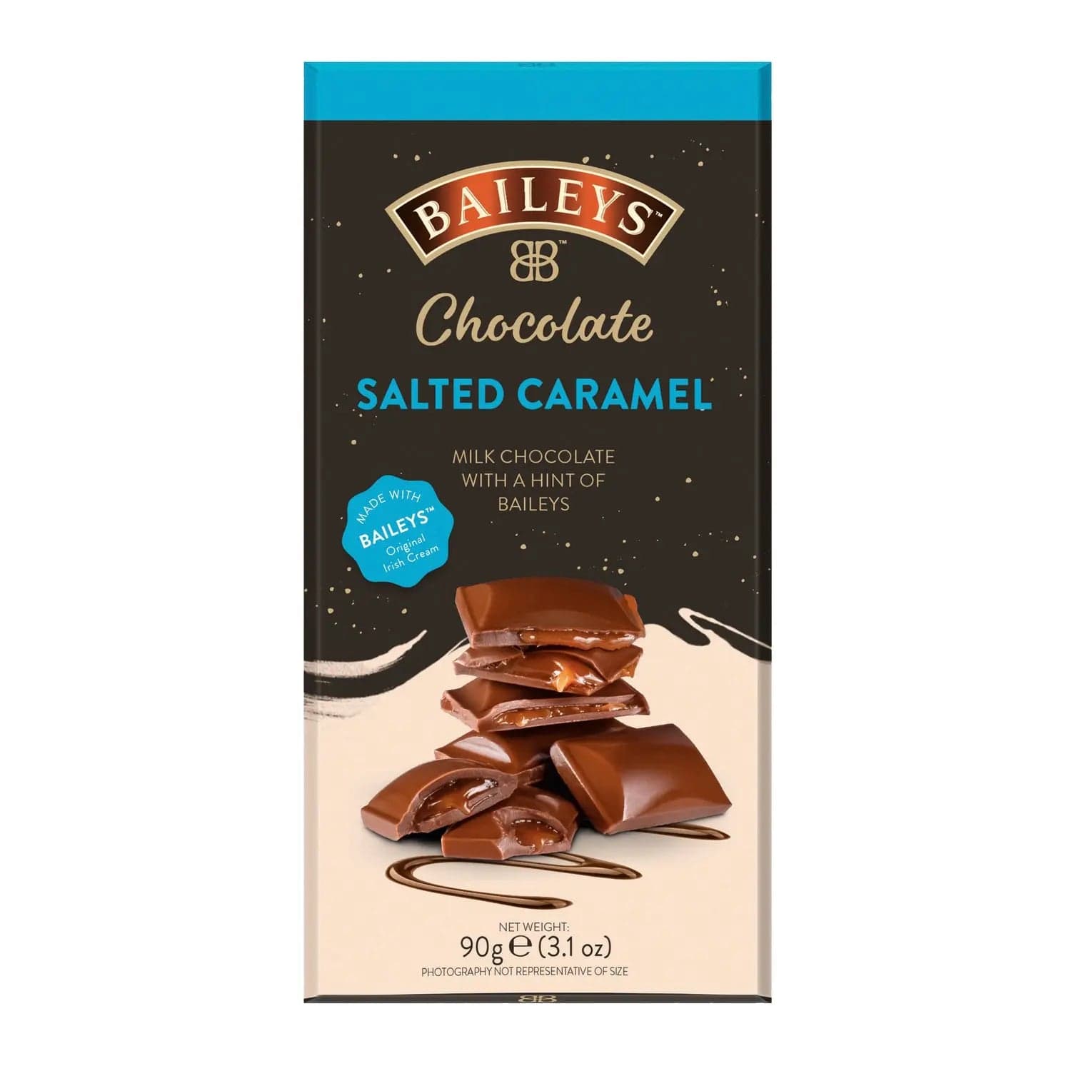 Jag Couture London - New York Baileys salted caramel milk chocolate and truffle bar