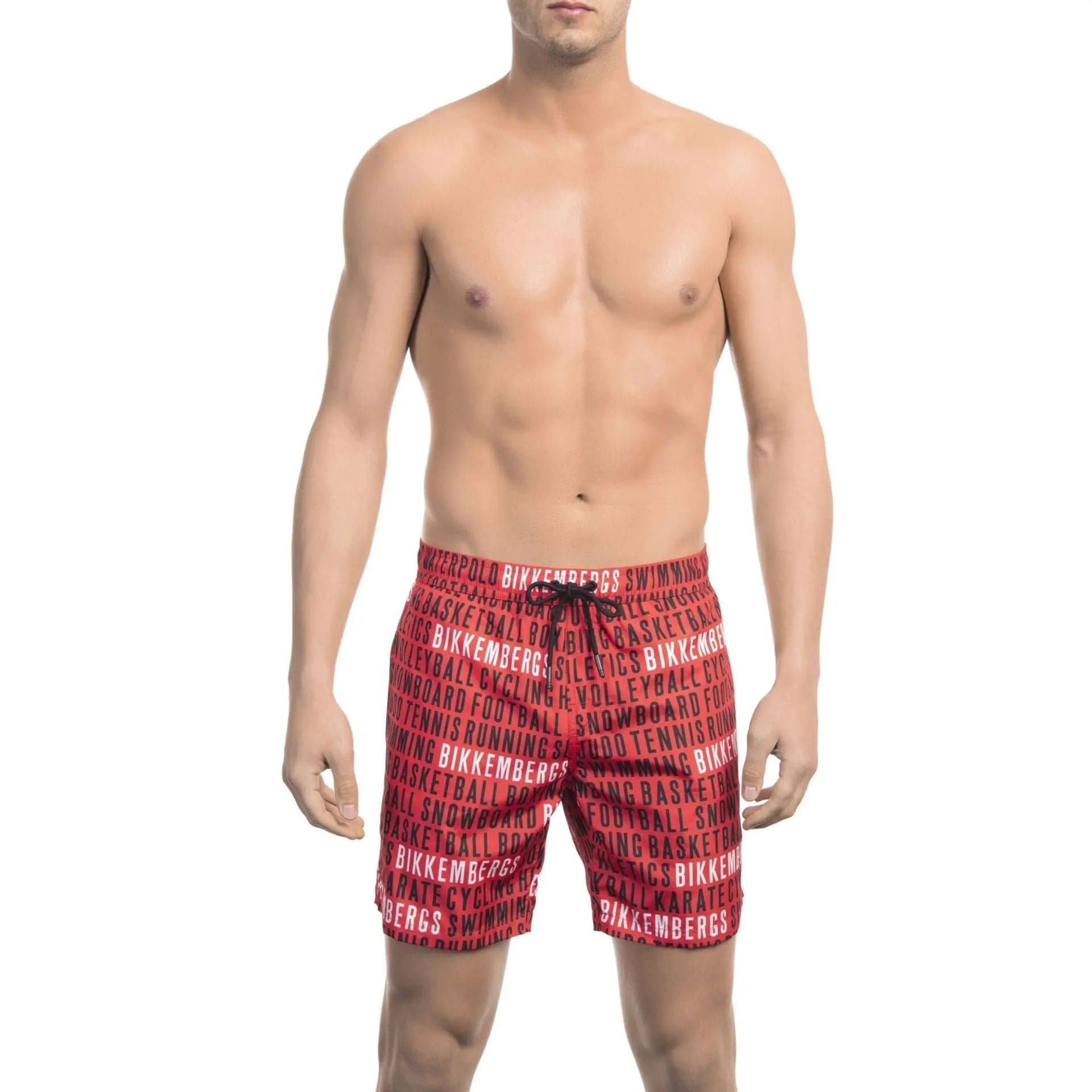 Jag Couture London - New York Bikkembergs Beachwear BKK1MBM17_RED