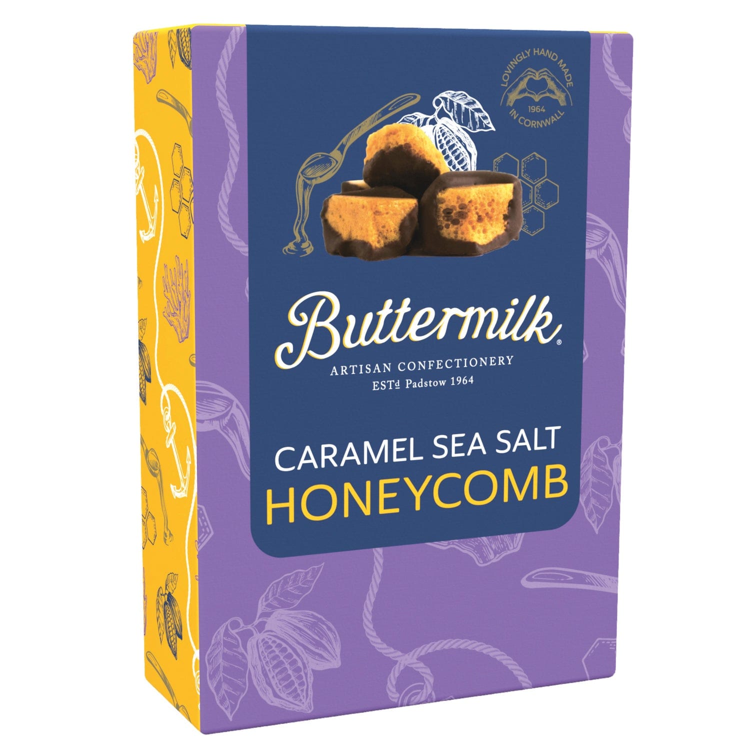 Jag Couture London - New York Buttermilk dark chocolate covered caramel sea salt honeycomb in sharing box