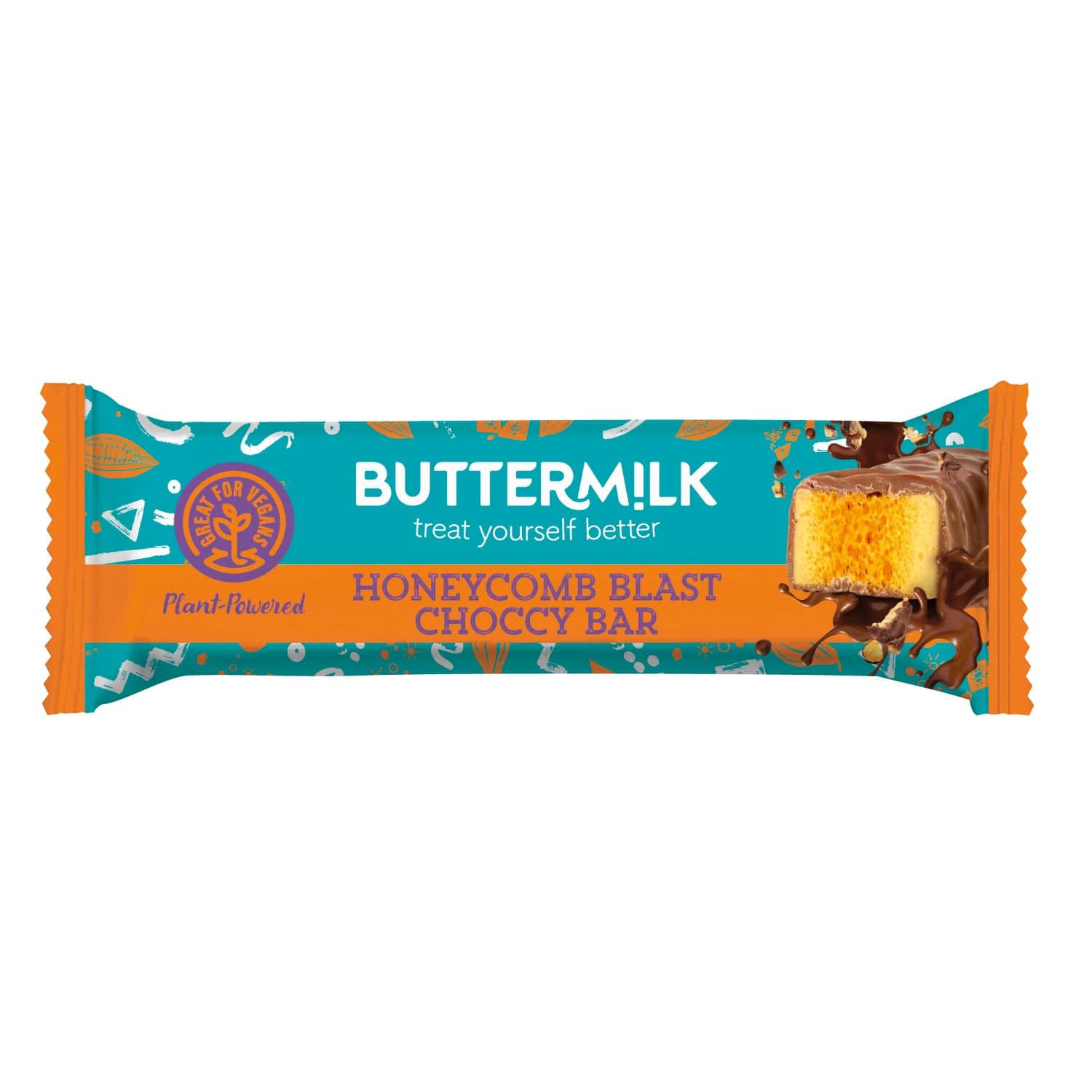 Jag Couture London - New York Buttermilk honeycomb bar enrobed in plant based chocolate