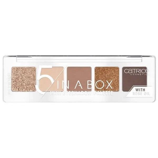 Jag Couture London - New York Catrice 5 In A Box Mini Eyeshadow Palette 010-Golden Nude Look