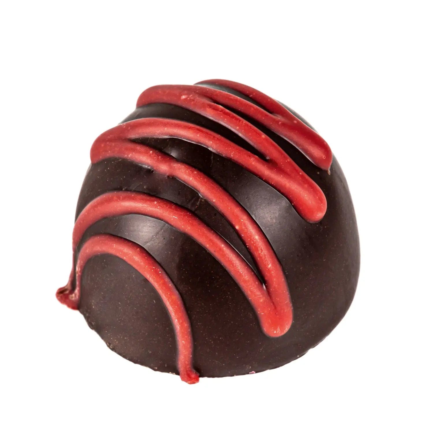 Jag Couture London - New York Cherry Fruit Cream - flavoured fondant cream in dark chocolate 13g