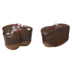 Jag Couture London - New York Cherry - sea salted cherry ganache in milk and dark chocolate 13.5g