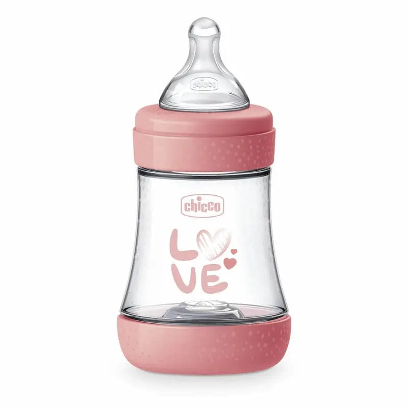 Jag Couture London - New York Chicco Perfect Baby Bottle 0M+ Silicone Pink 150ml