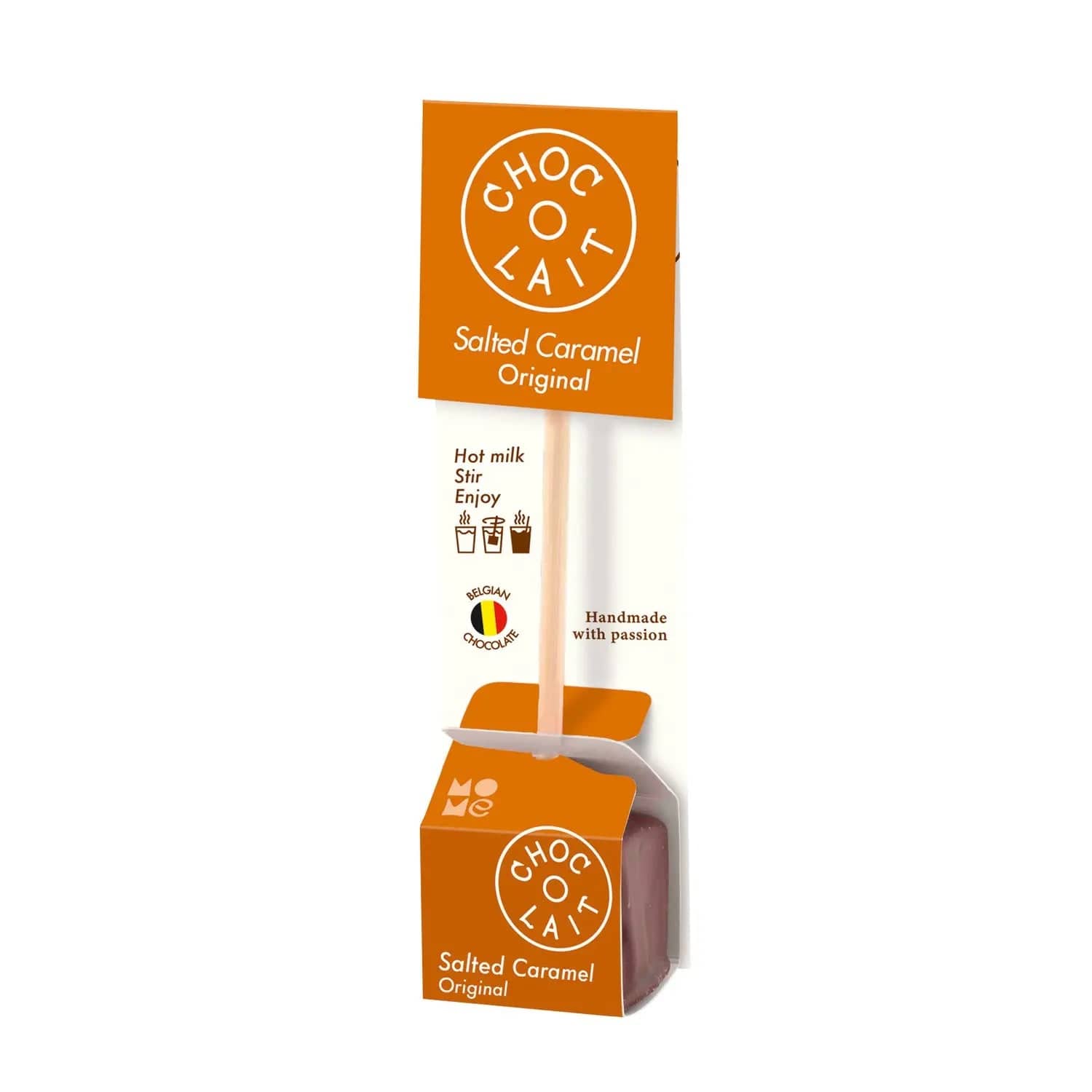 Jag Couture London - New York Choc-o-Lait salted caramel flavoured Belgian drinking chocolate sticks - VAT FREE