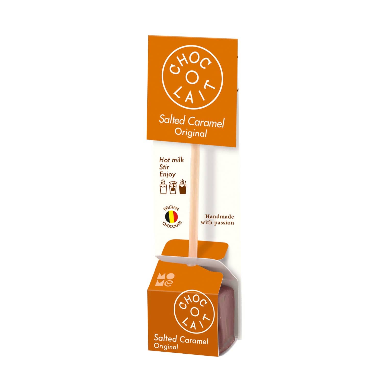 Jag Couture London - New York Choc-o-Lait salted caramel flavoured Belgian drinking chocolate sticks - VAT FREE