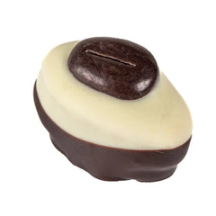 Jag Couture London - New York Coffee cream - white and dark chocolate enrobed coffee cream topped with chocolate bean 13g approx 1kg